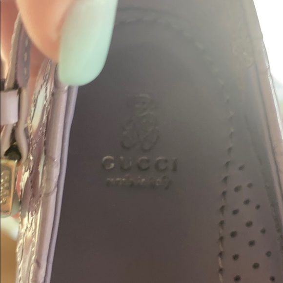 Lavender Gucci Flats with bits - Picture 2 of 2